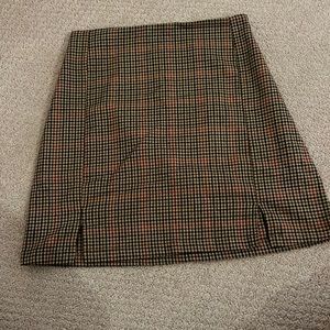 Brandy Melville plaid mini skirt